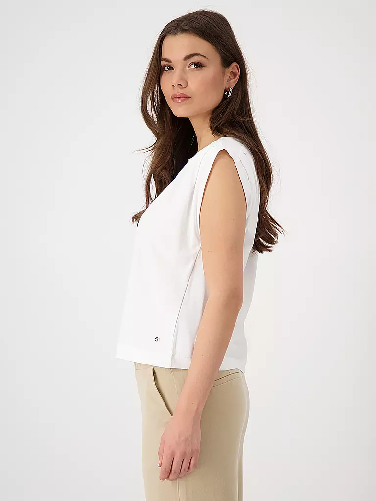 MONARI | T-Shirt  | creme