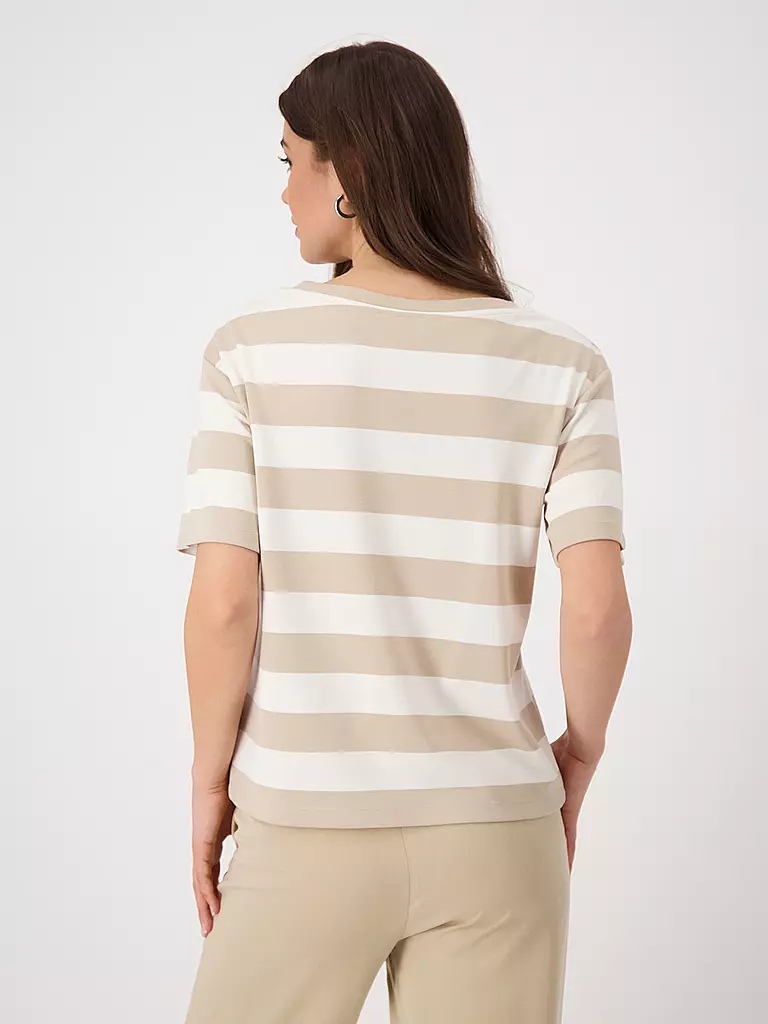 MONARI | T-Shirt SARDINIEN | camel