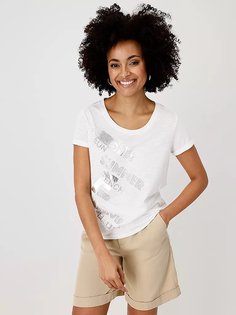 MONARI | T-Shirt SARDINIEN | creme