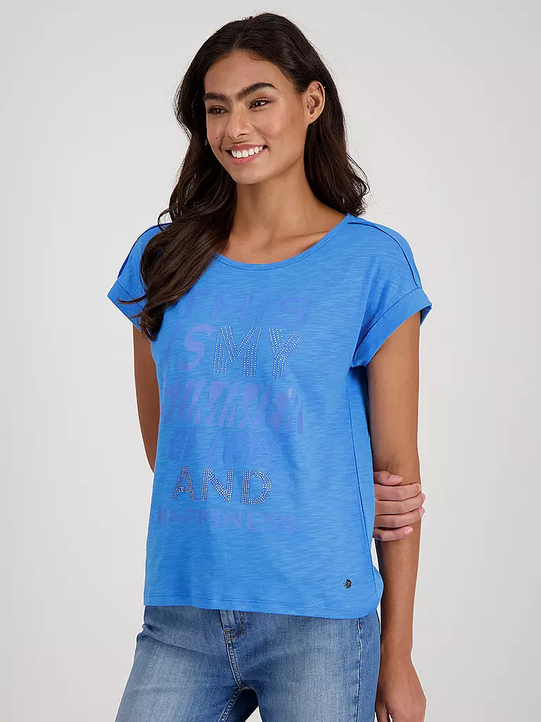 MONARI | T-Shirt | blau