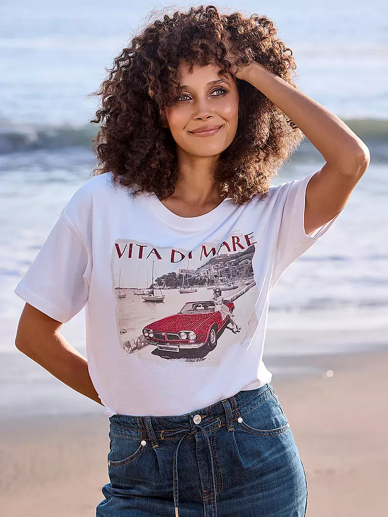 MONARI | T-Shirt | creme