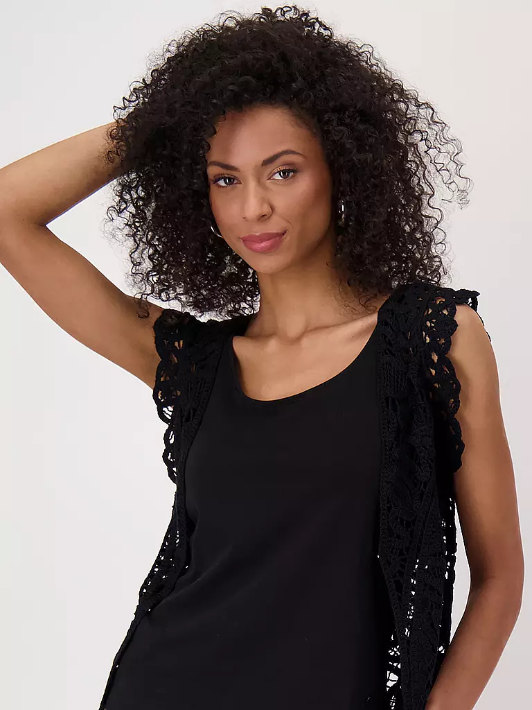 MONARI | Top  | schwarz