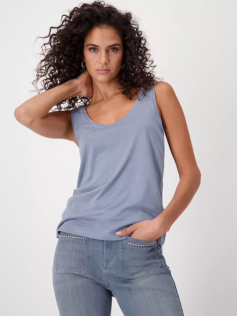 MONARI | Top | blau
