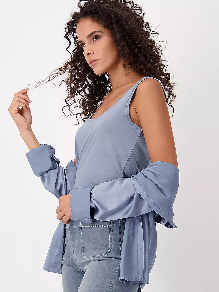 MONARI | Top | blau
