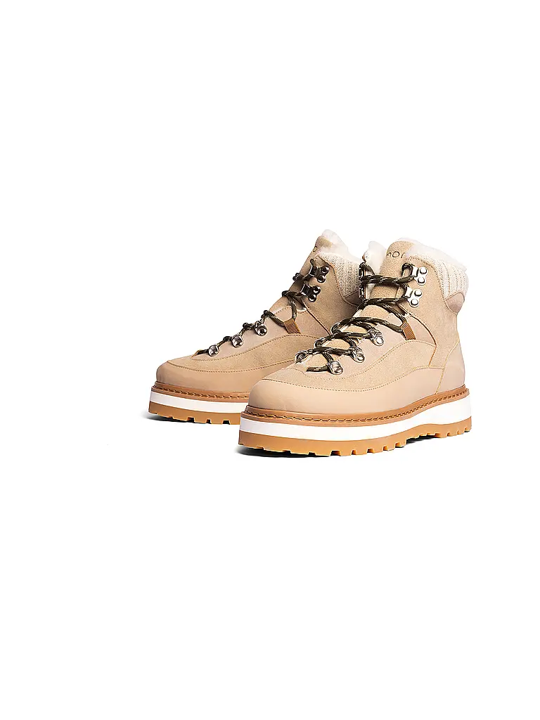 MONO | Schnürboots TAG CAP | Beige