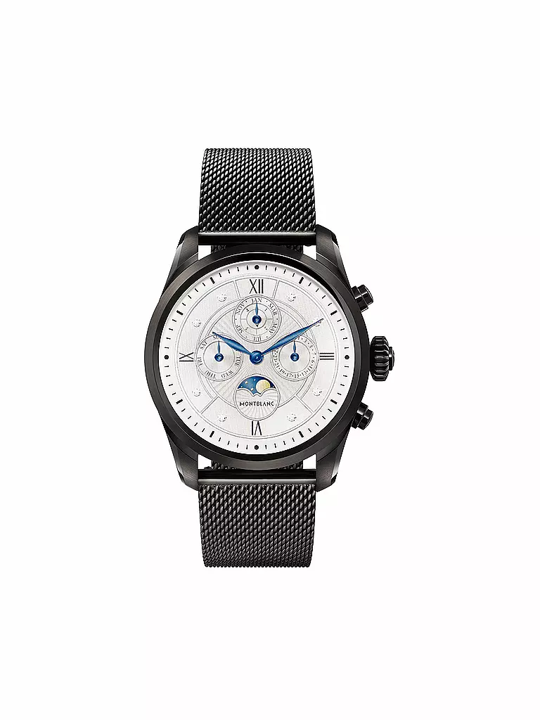 MONT BLANC | Smartwatch Summit 2 Milanaise Edition 119723 | schwarz