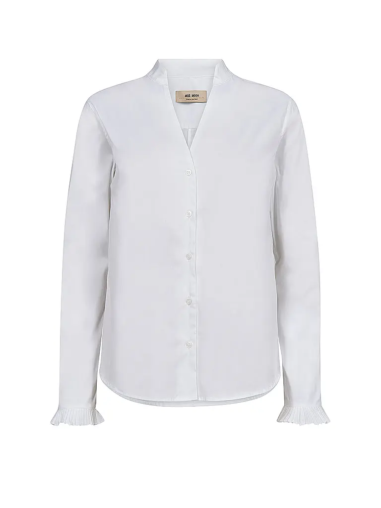 MOS MOSH | Bluse MMHASSIEPLEAT | weiss