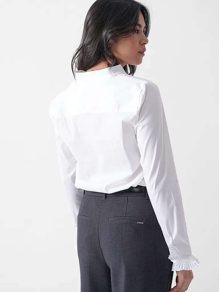 MOS MOSH | Bluse MMHASSIEPLEAT | weiss