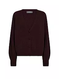 MOS MOSH | Strickjacke MMTHORAV | dunkelrot