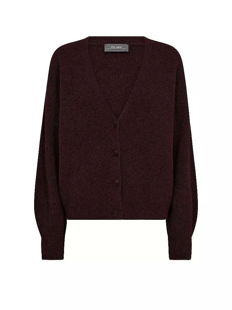 MOS MOSH | Cardigan MMTHORAV | dunkelrot
