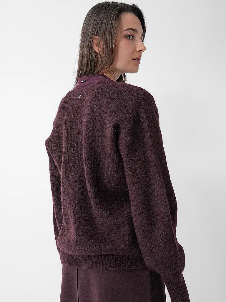 MOS MOSH | Cardigan MMTHORAV | dunkelrot