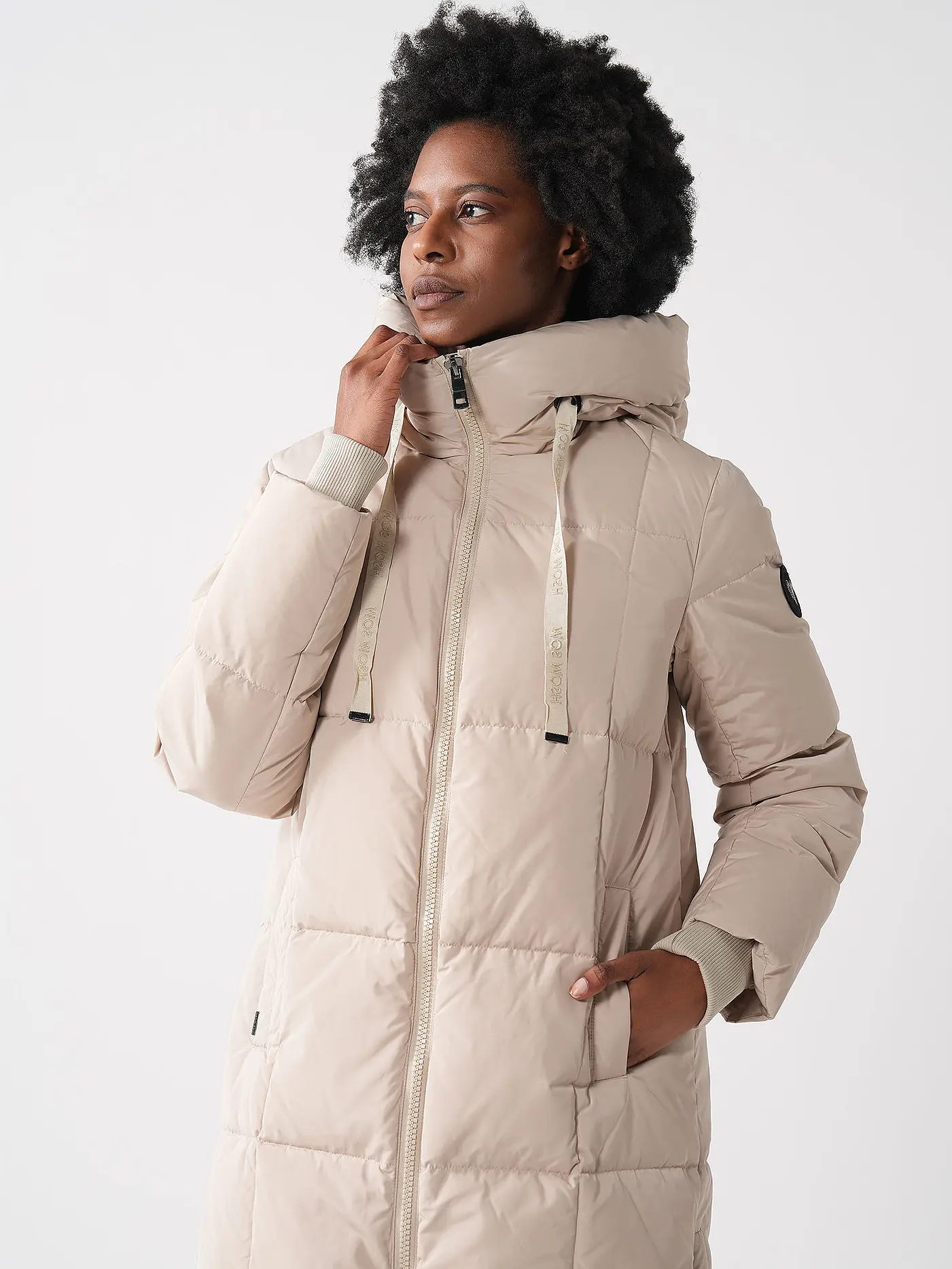 MOS MOSH | Daunenmantel MMNOVA | beige
