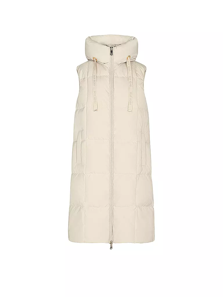 MOS MOSH | Daunensteppgilet MMNOVA SQUARE | beige