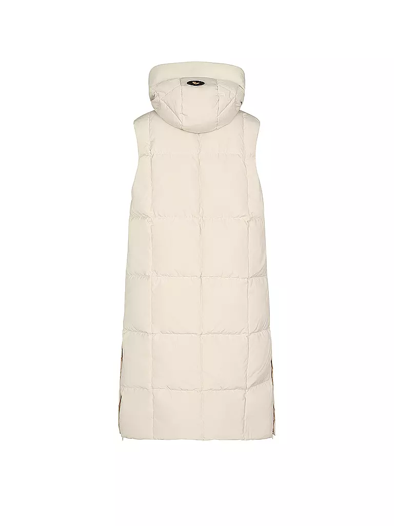 MOS MOSH | Daunensteppgilet MMNOVA SQUARE | beige