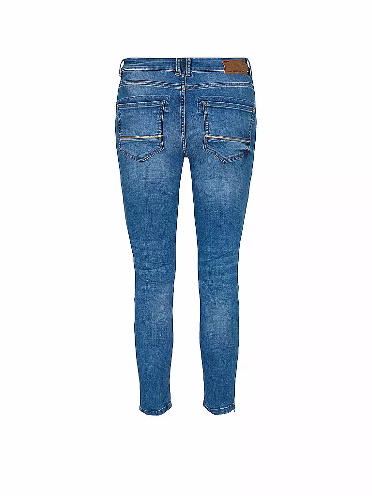 MOS MOSH | Jeans Slim Fit 7/8 "Etta" | blau
