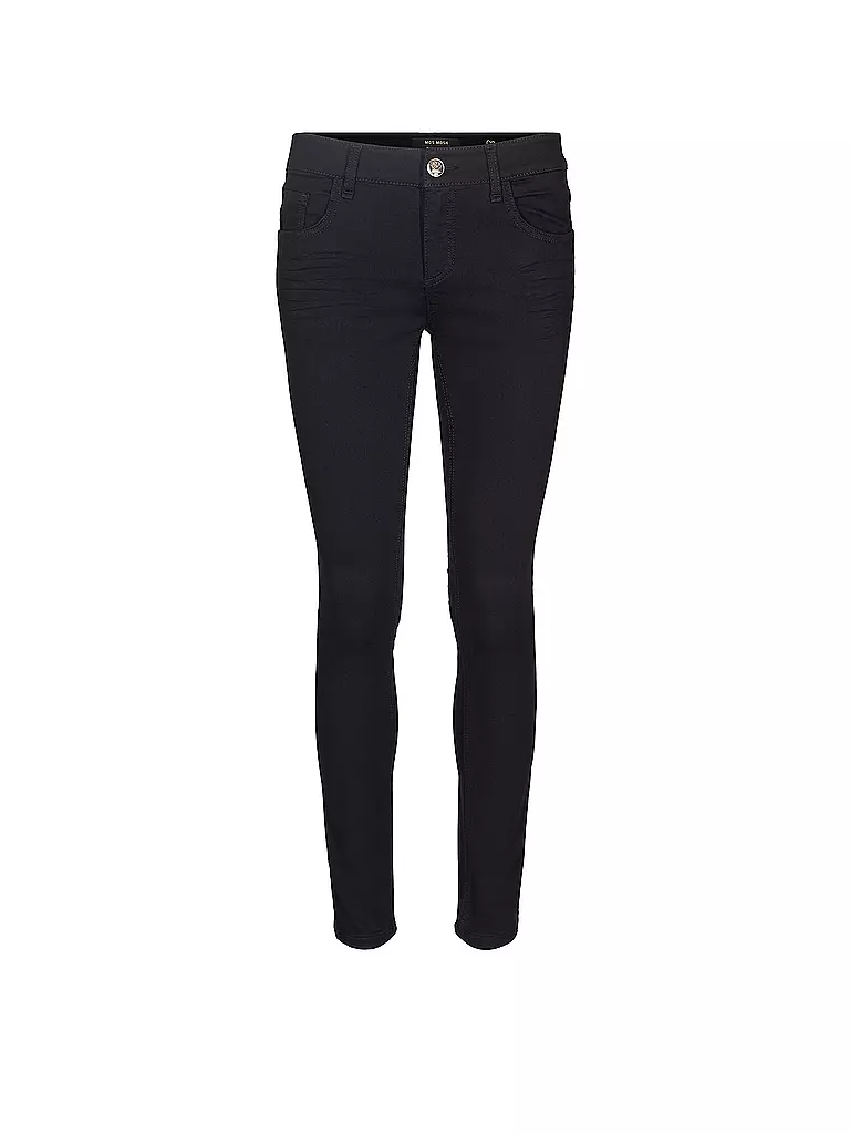 MOS MOSH | Jeans Slim-Fit "Sumner" 7/8 | schwarz