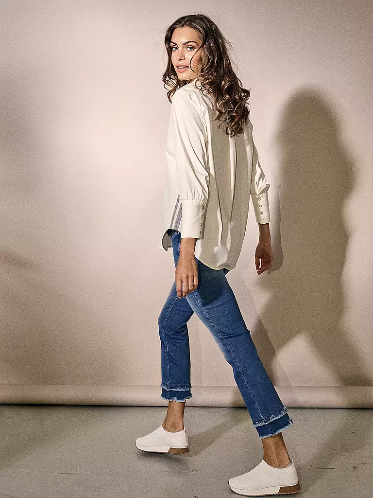 MOS MOSH | Jeans Straight Fit 7/8 "Kelsey" | blau