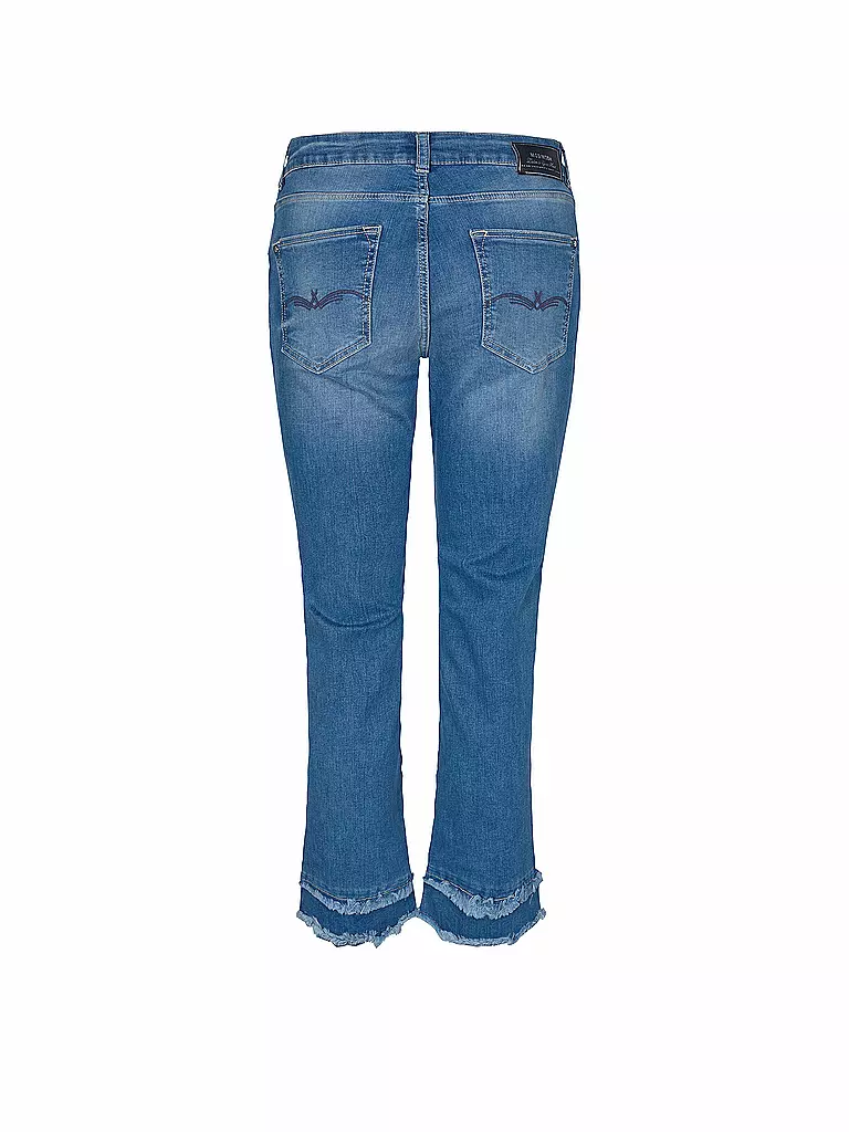 MOS MOSH | Jeans Straight Fit 7/8 "Kelsey" | blau