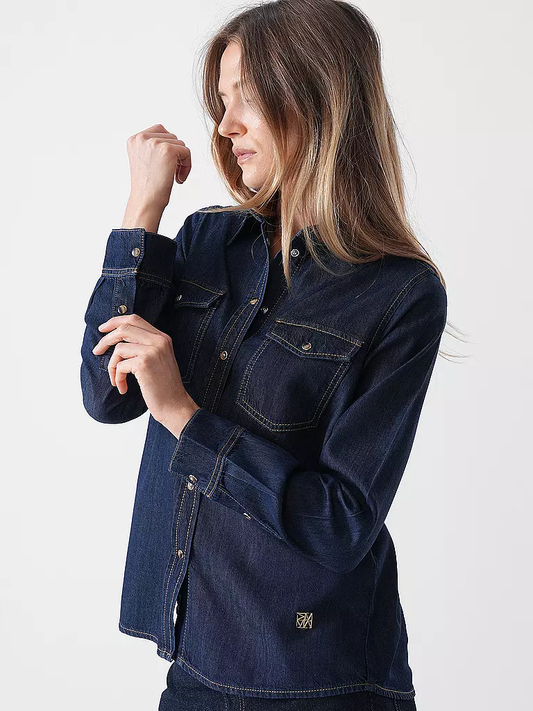 MOS MOSH | Jeansbluse MMNATALIE | dunkelblau