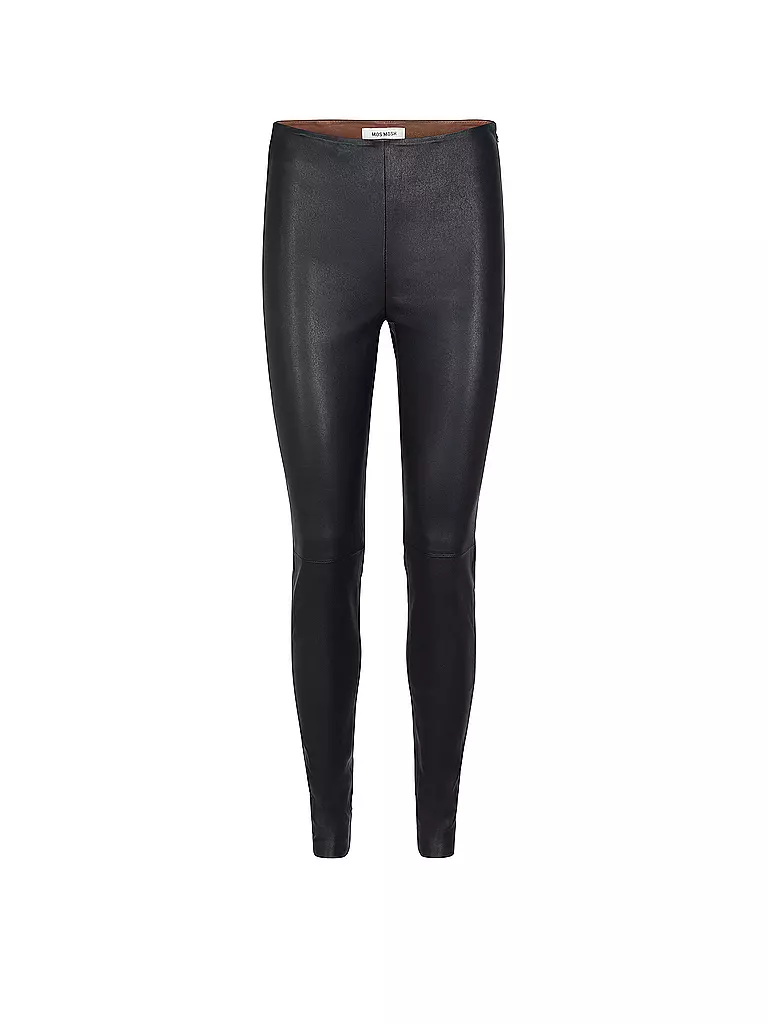 MOS MOSH | Lederleggings MMLUCILLE | schwarz