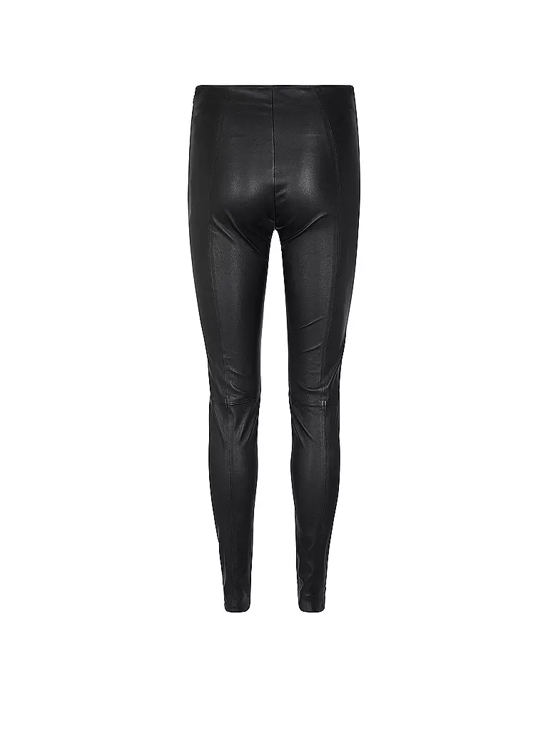 MOS MOSH | Lederleggings MMLUCILLE | schwarz