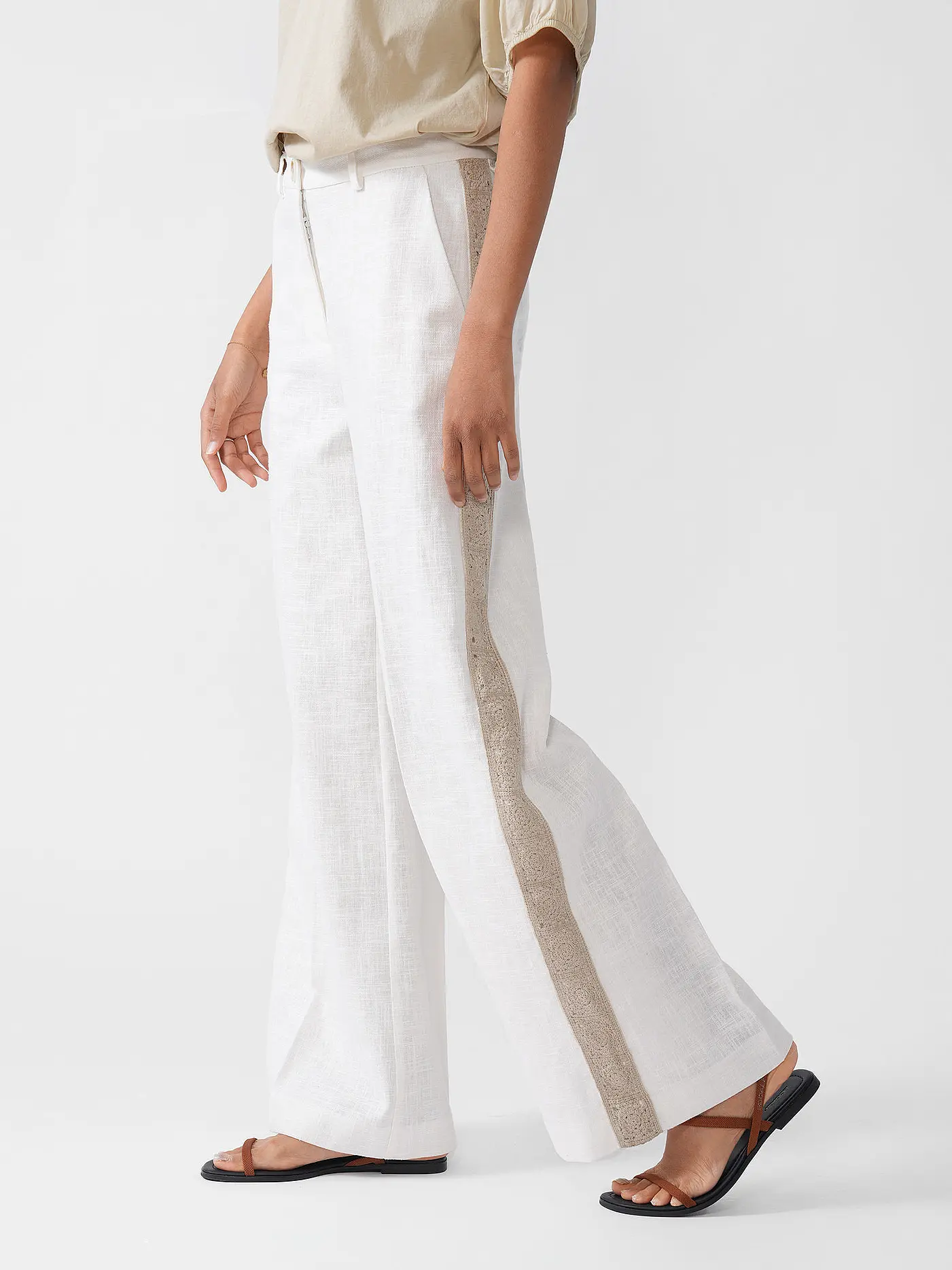 MOS MOSH | Marlenehose MMBEATA | creme