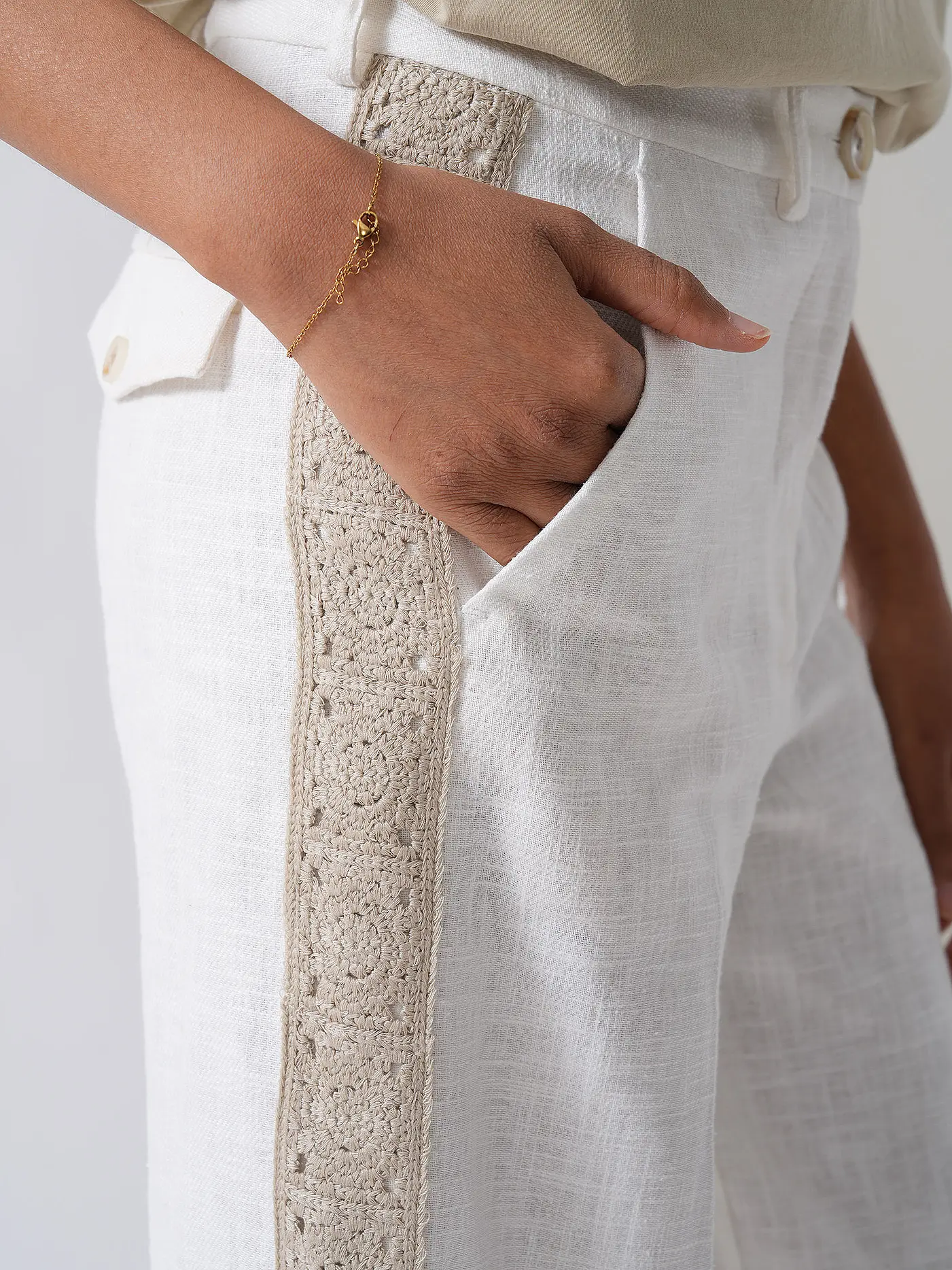 MOS MOSH | Marlenehose MMBEATA | creme