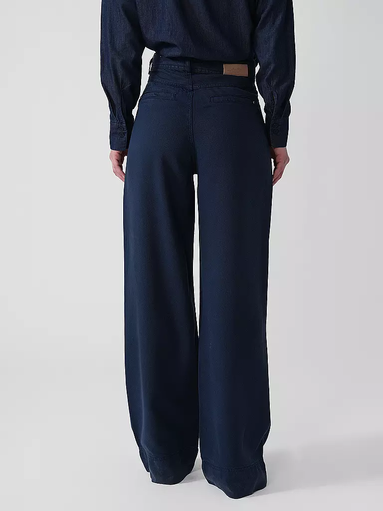 MOS MOSH | Marlenehose MMSOEY | dunkelblau