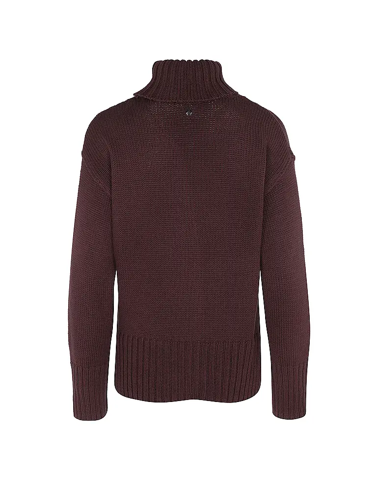 MOS MOSH | Rollkragenpullover  | dunkelrot