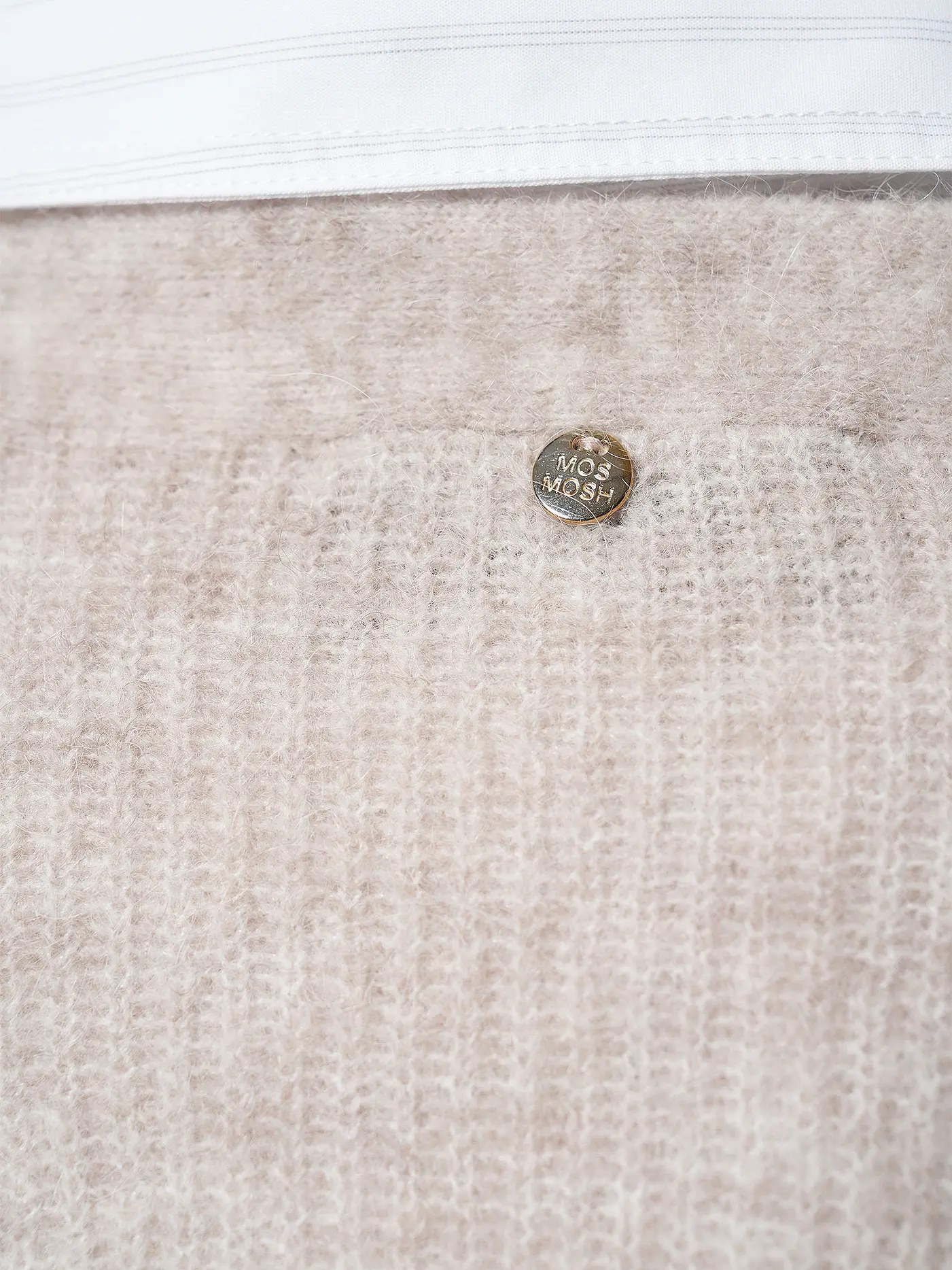 MOS MOSH | Strickjacke MMTHORAV | beige