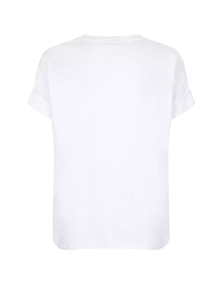 MOS MOSH | T-Shirt "YARA ANNIVERSARY" | weiß