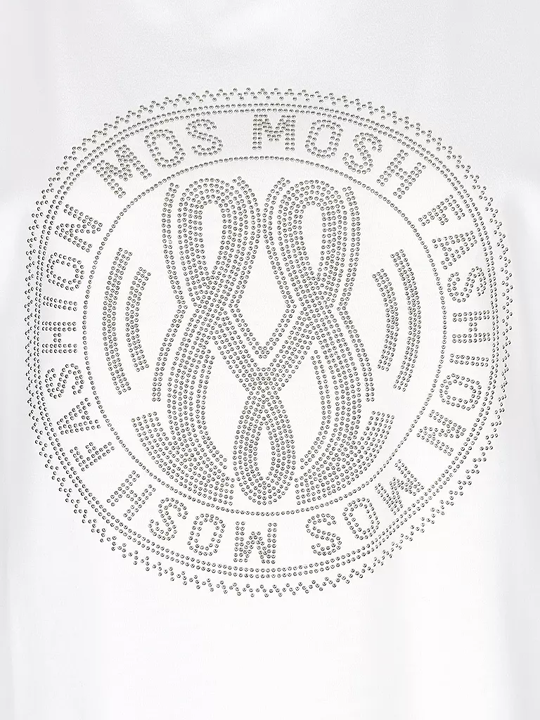 MOS MOSH | T-Shirt MMLEAH STUD TEE | weiss