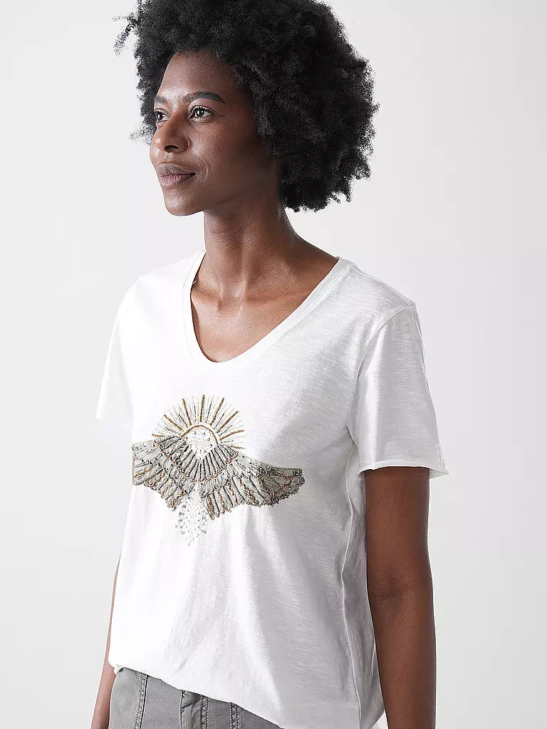 MOS MOSH | T-Shirt MMNADINEO | creme