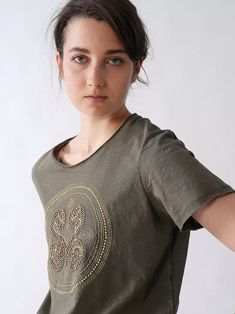 MOS MOSH | T-Shirt MMZANO | olive