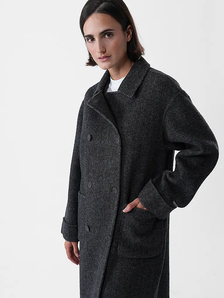 MOS MOSH | Wollmantel  MMLUCCA | grau