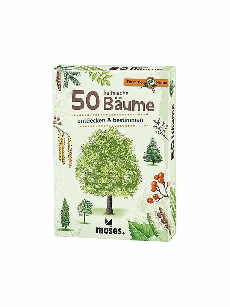 MOSES VERLAG | Expedition Natur - 50 heimische Bäume | transparent