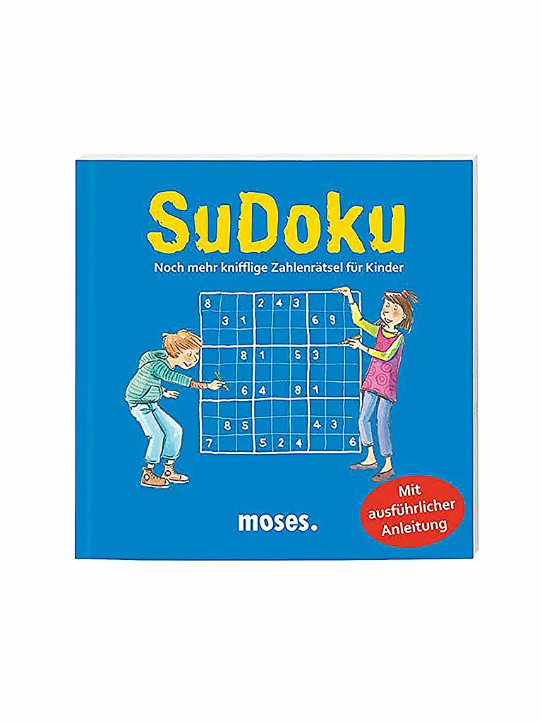 MOSES VERLAG | Junior SuDoku - Noch mehr knifflige Zahlenrätsel | keine Farbe