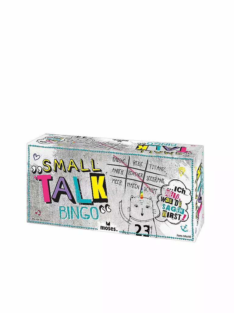 MOSES VERLAG | Small Talk Bingo - Kommunikationsspiel | keine Farbe