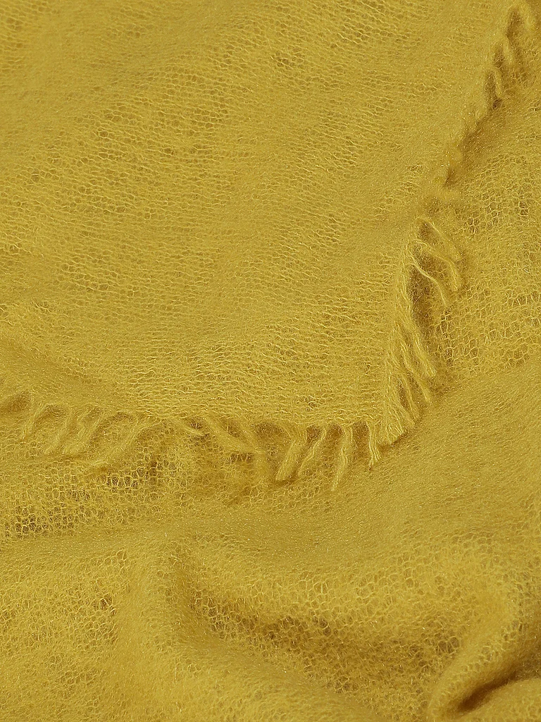 MOULETA Écharpe en cachemire jaune