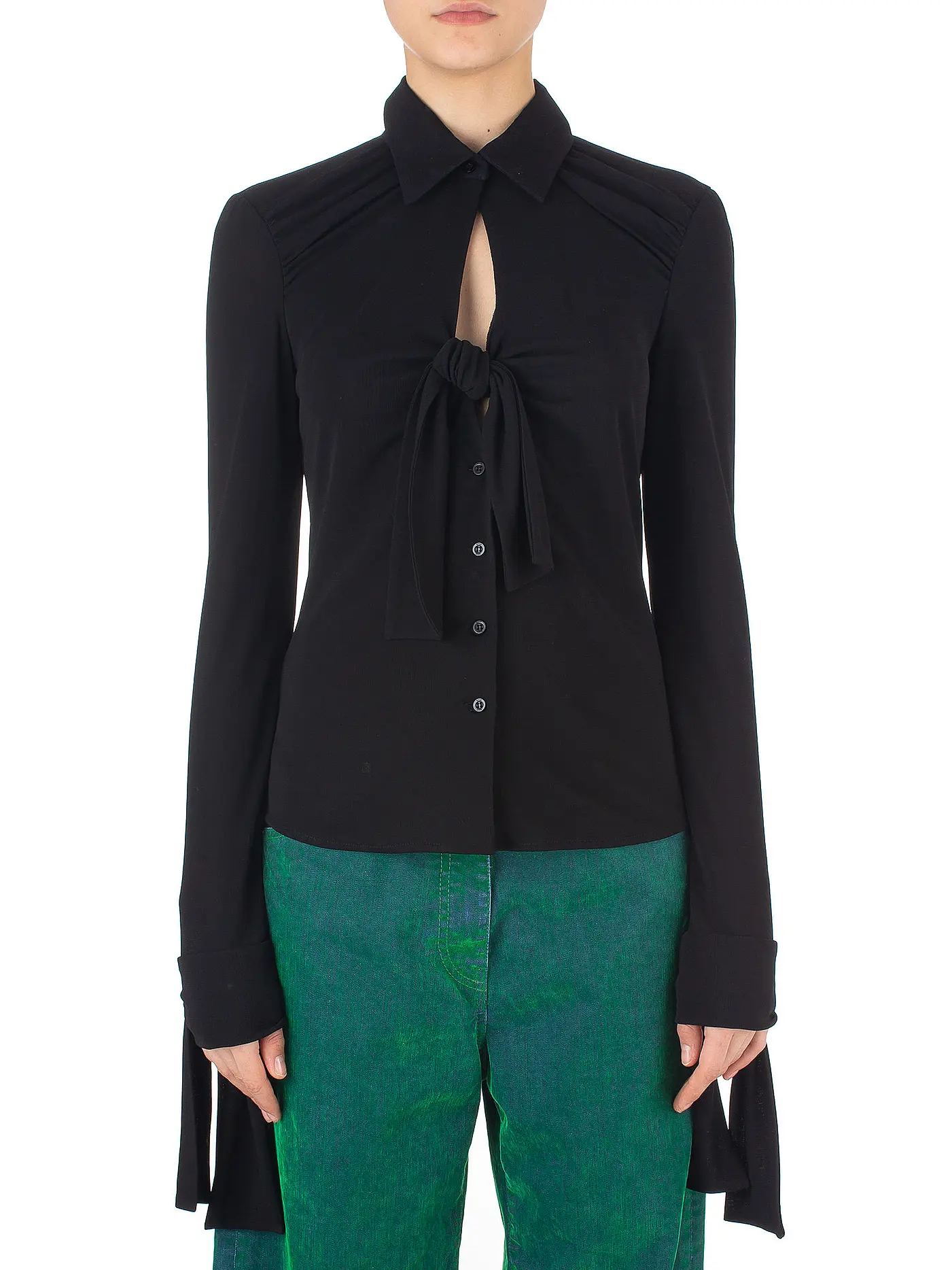 MSGM | Bluse | schwarz