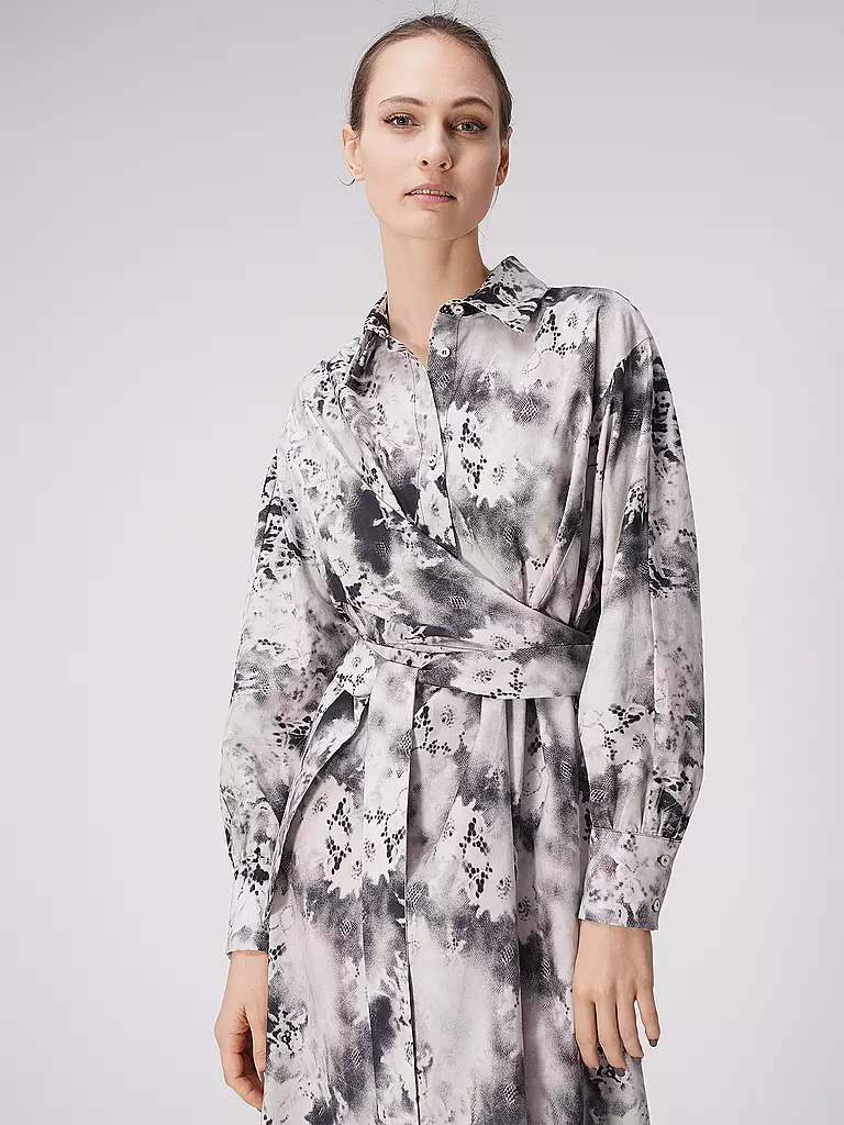 MSGM | Hemdblusenkleid | schwarz