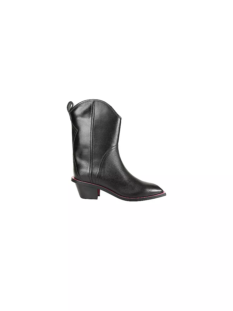 MSGM | Lederstiefel  | schwarz