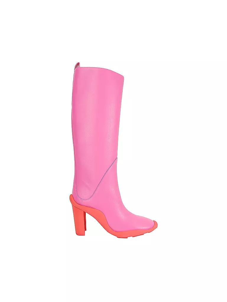 MSGM | Lederstiefel  | pink