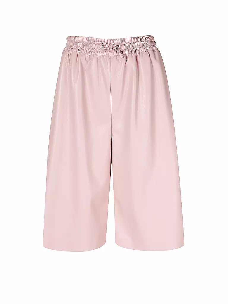 MSGM | Shorts in Lederoptik | pink