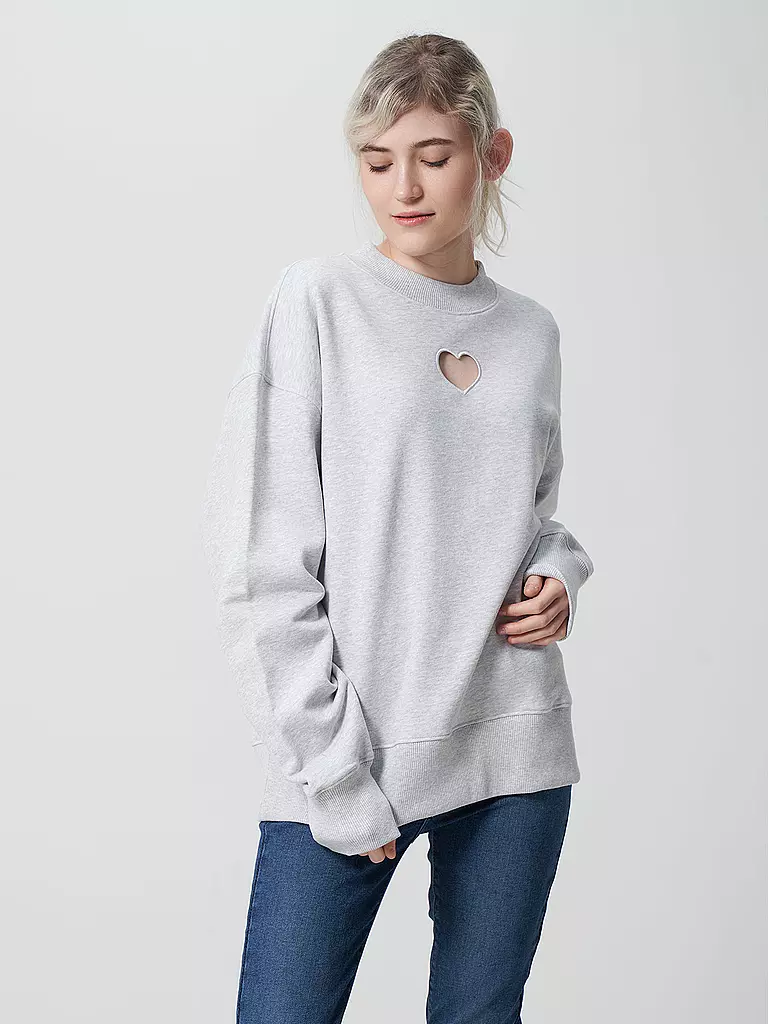MSGM | Sweater Oversized Fit  | grau