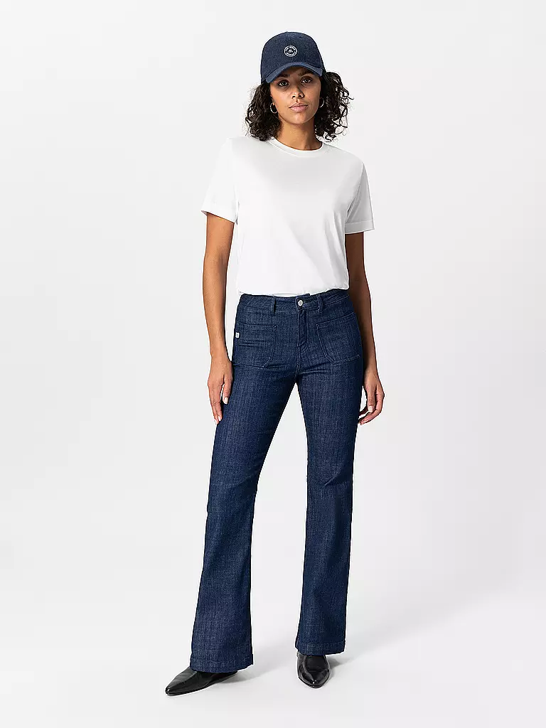 MUD JEANS | Jeans Flared Fit  | dunkelblau