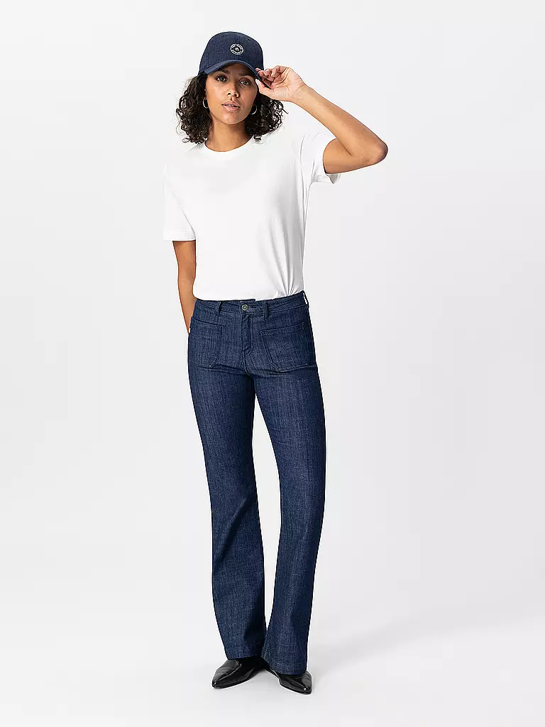 MUD JEANS | Jeans Flared Fit | dunkelblau