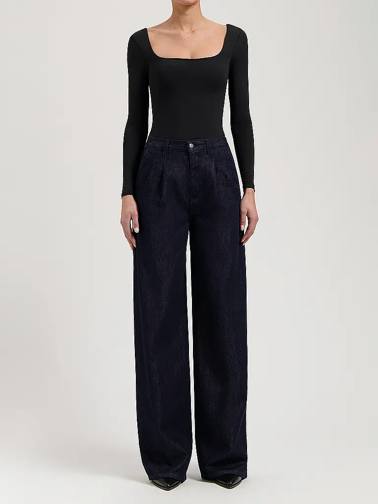 MUD JEANS | Jeans Wide Leg EVE | dunkelblau