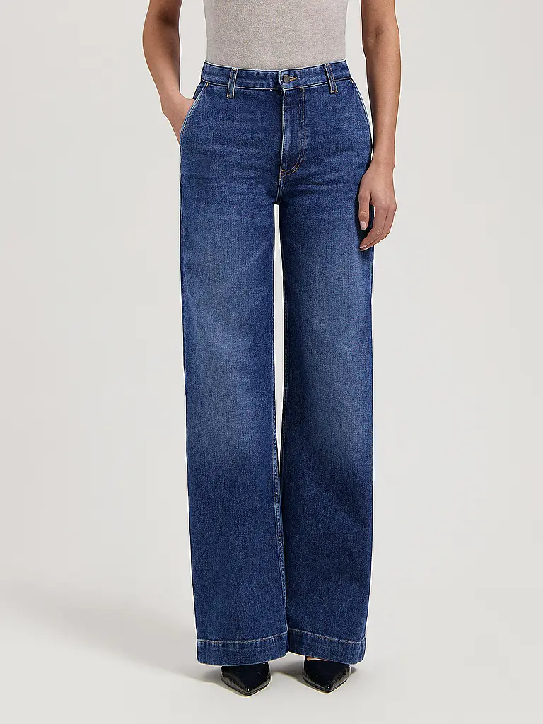 MUD JEANS | Jeans Wide Leg JUNE | blau