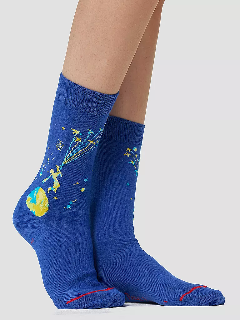 MUSEARTA | Herren Socken FLYING AWAY - DER KLEINE PRINZ blue-multi (40-46) | blau